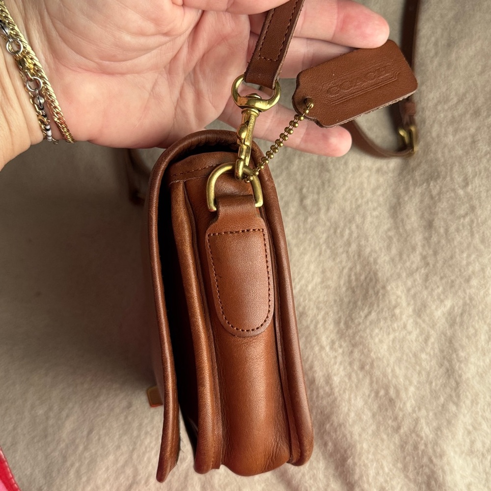 Vintage Coach Pocket Purse 9755 British Tan - Picture 6 of 15